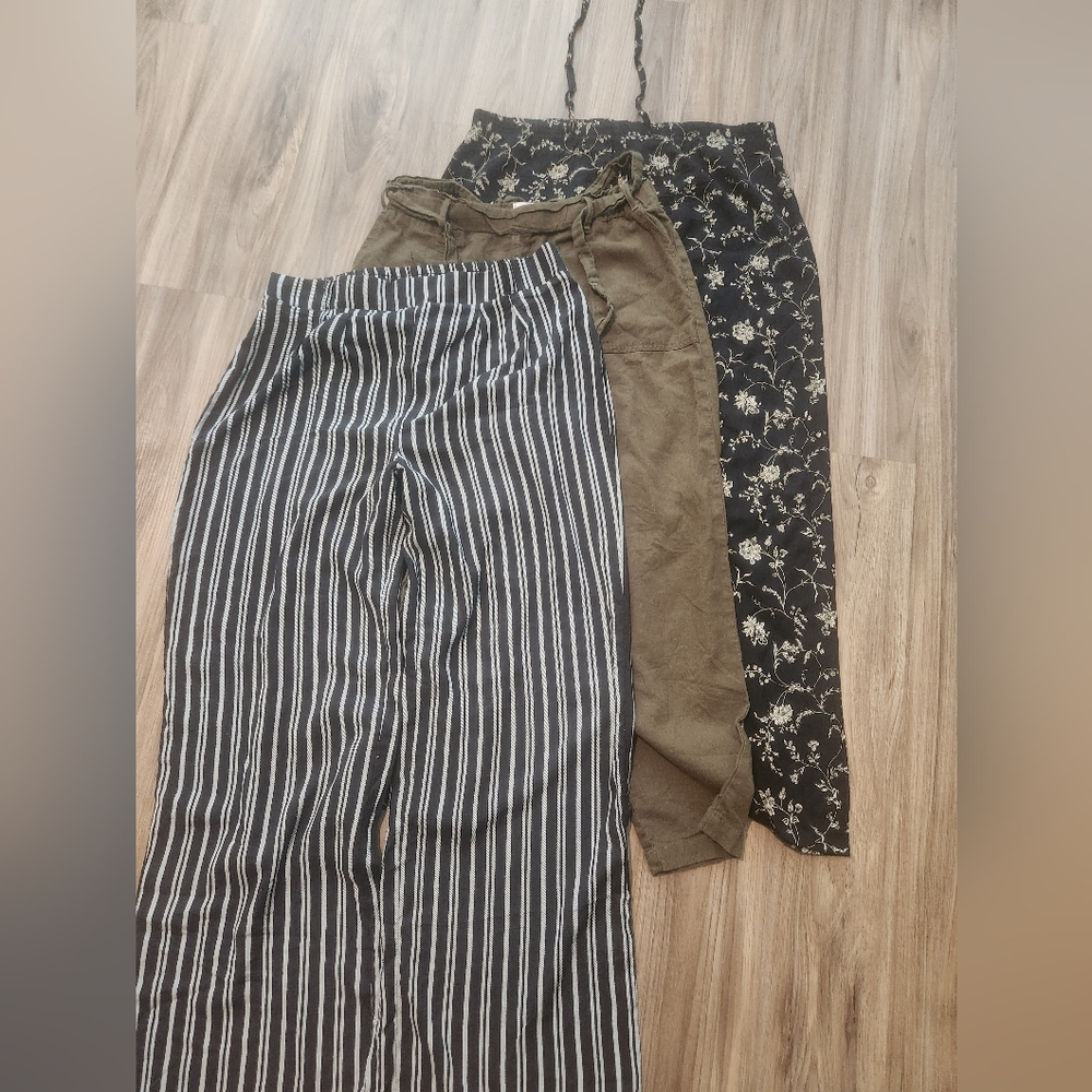 3 wide legged pants